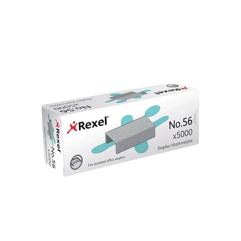 Rexel No. 56 Staples (26/6) – 5000-Piece Bulk Pack For Standard Staplers 1