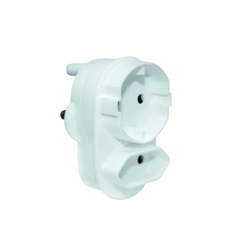 Schuko 2-Pin To Europlug Adapter – Universal Travel Power Converter 1