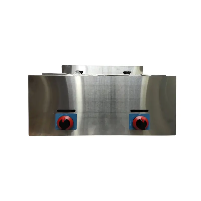 Single-Basket Gas-Powered Chip Fryer – 5-Litre Capacity Commercial Unit 1