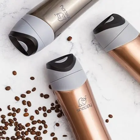 Snappy Double-Wall Stainless Steel Tumbler – 400 Ml Insulated Drinkware 1
