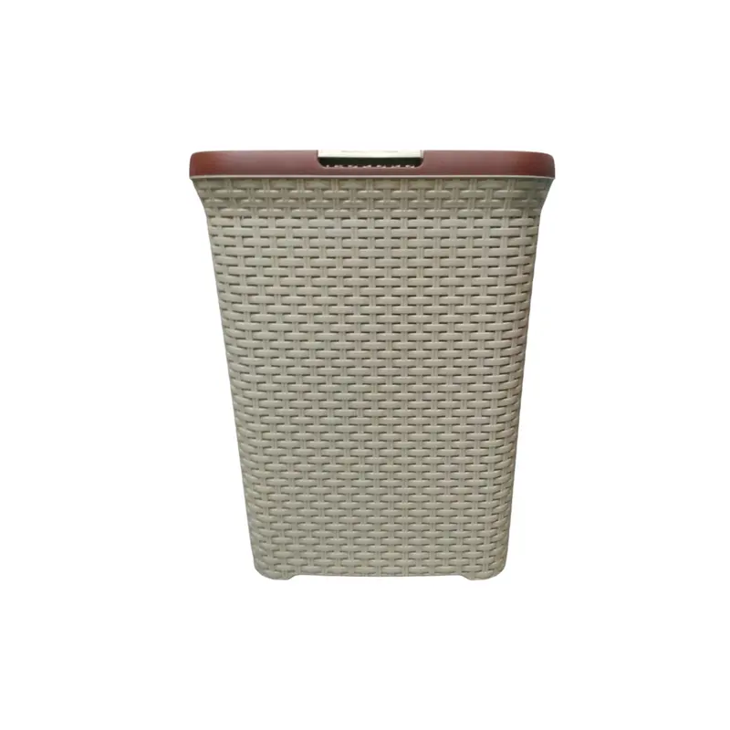Spacious Rattan Laundry Hamper – 65-Liter Woven Basket, Titiz Tm-1040 1