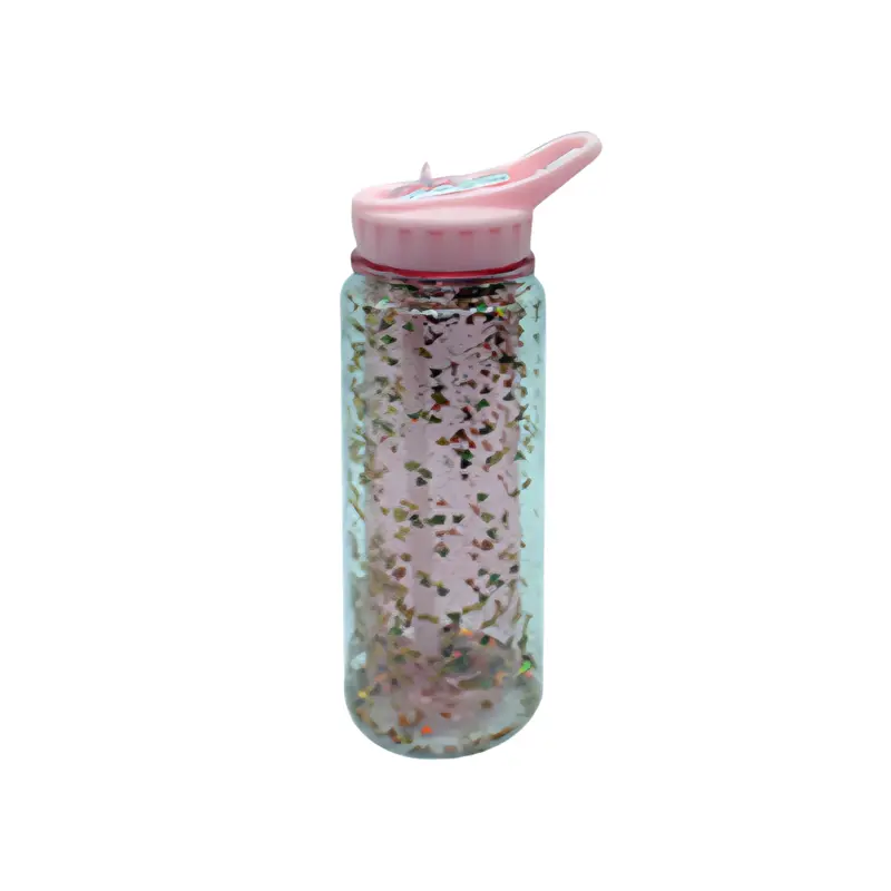 Star-Shaped 550Ml Plastic Water Bottle With Integrated Flexible Straw 1