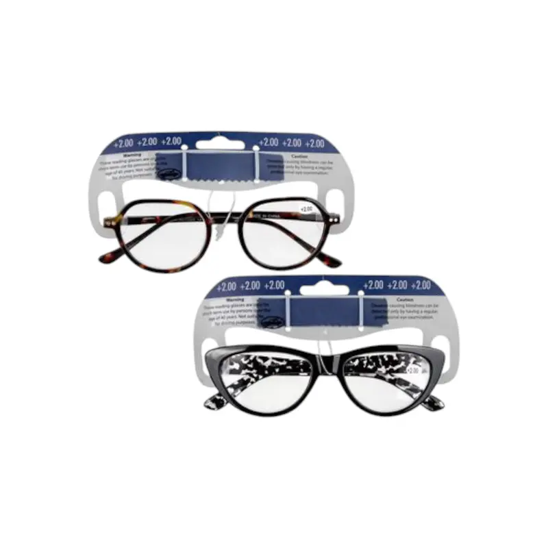 Stylish Reading Glasses – +2.0 Diopter Magnification 1