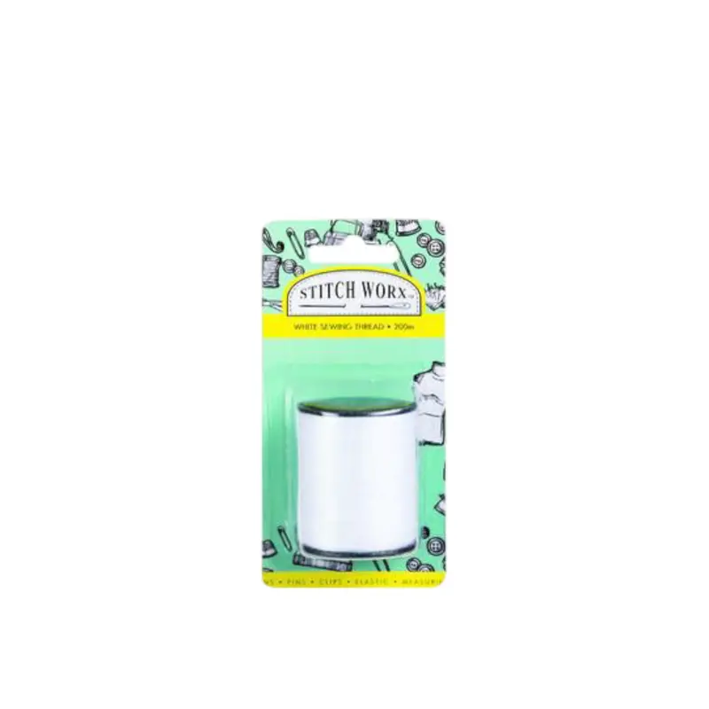 Swing All-Purpose Polyester Thread – 200 Meters, Pure White 1