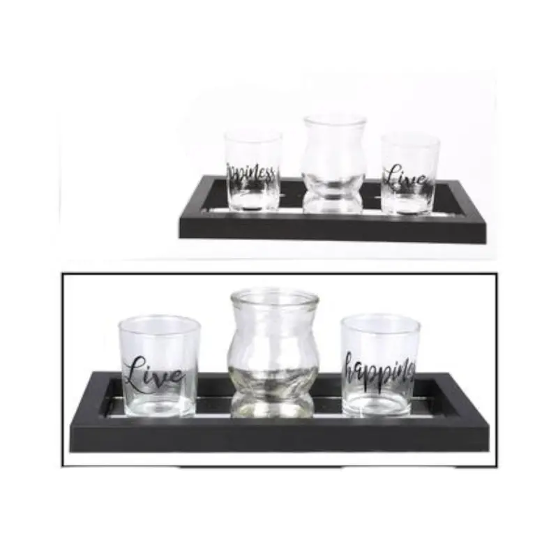 Three-Piece Decorative Candle Holder Set For Home Or Event Styling 1