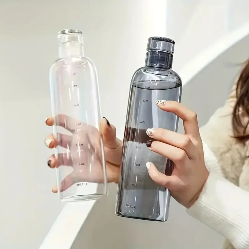 Time-Infused Acrylic Sports Bottle (750Ml) – Leak-Proof, Stylish, And Ergonomic 1