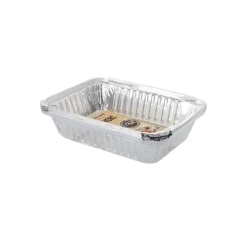 Time Savers Medium Aluminum Foil Baking Tray – 20 × 14 × 4 Cm (5-Pack) 1
