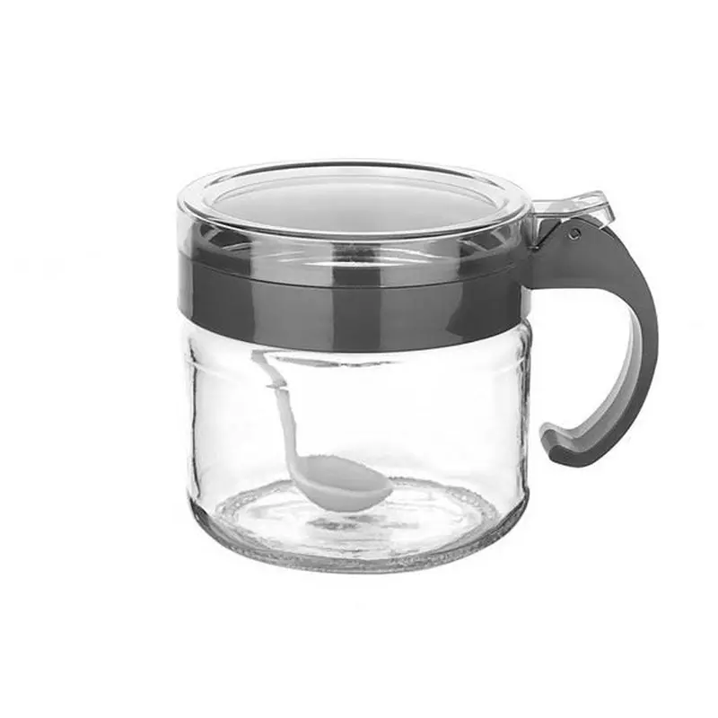 Titiz Kc-385 300Ml Decorative Lily Glass Cruet Jar 1