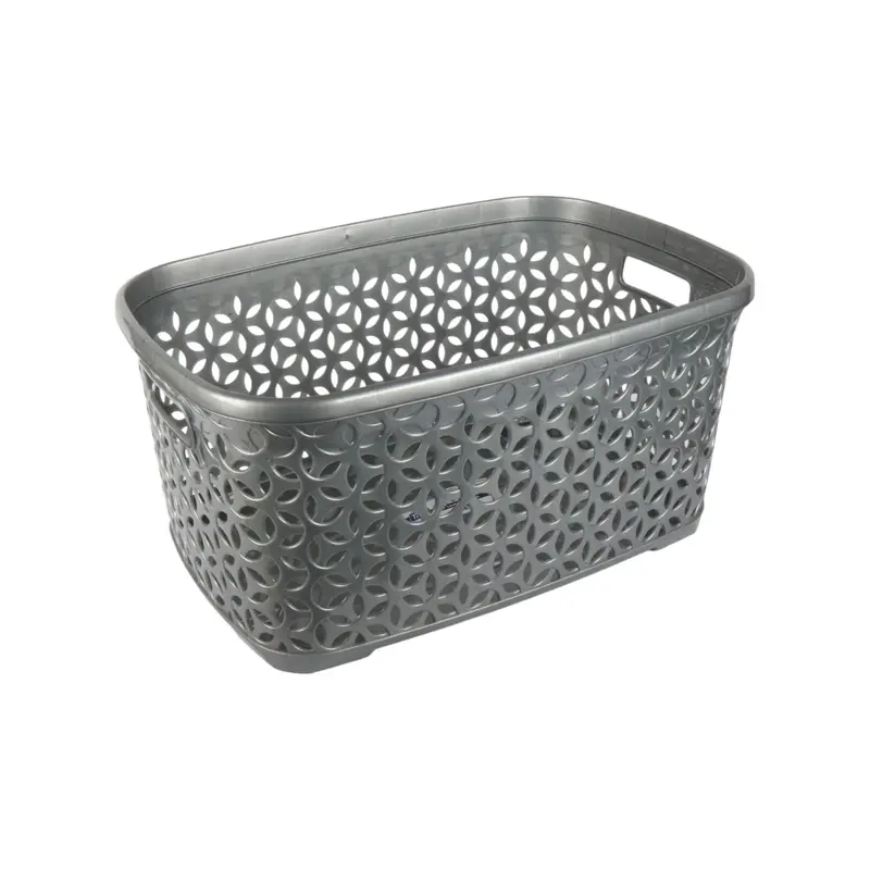 Titiz Rattan Star Laundry Basket – 38-Liter Capacity, Portable Design (Model E-572) 1