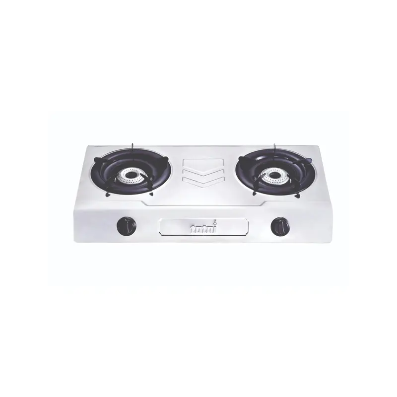 Totai 2-Burner Auto-Ignition Gas Stove – Flame-Safe Instant Lighting System 1