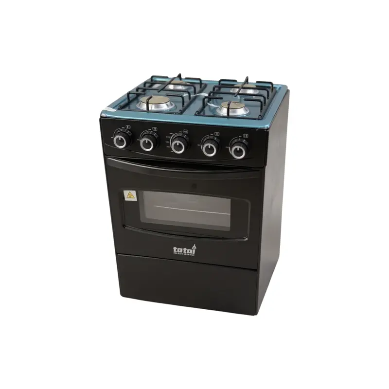 Totai 4-Burner Gas Range With Built-In Oven & Grill – 50 Cm Compact Cooktop 1