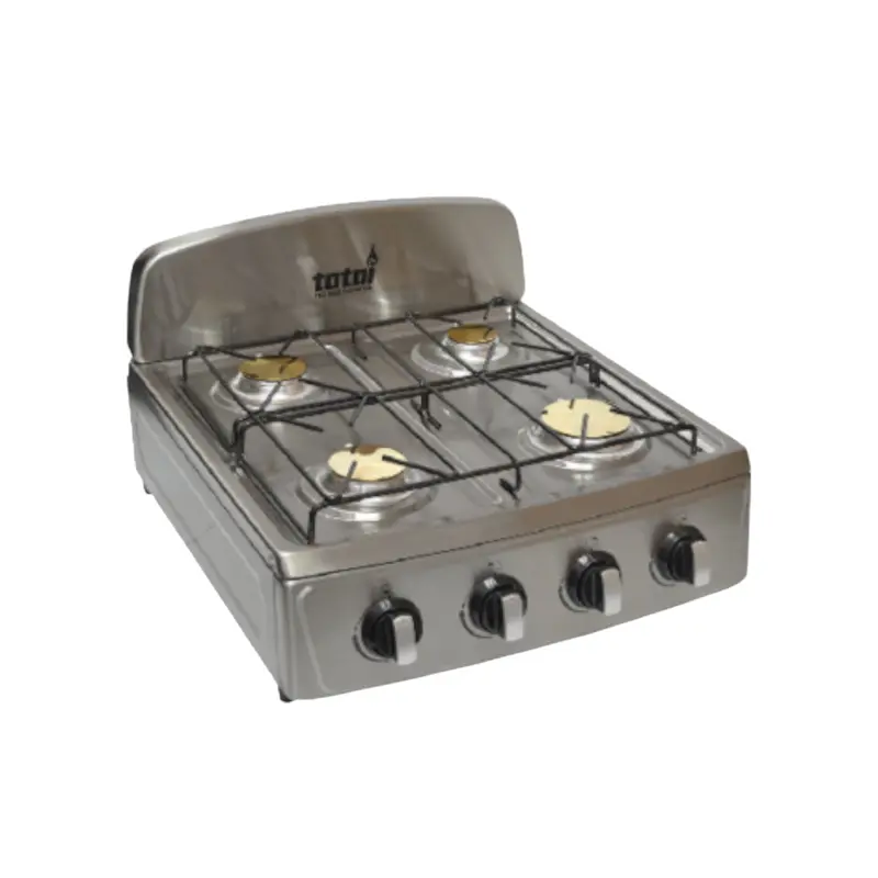 Totai 4-Burner Gas Stove – Stainless Steel Cooktop 1
