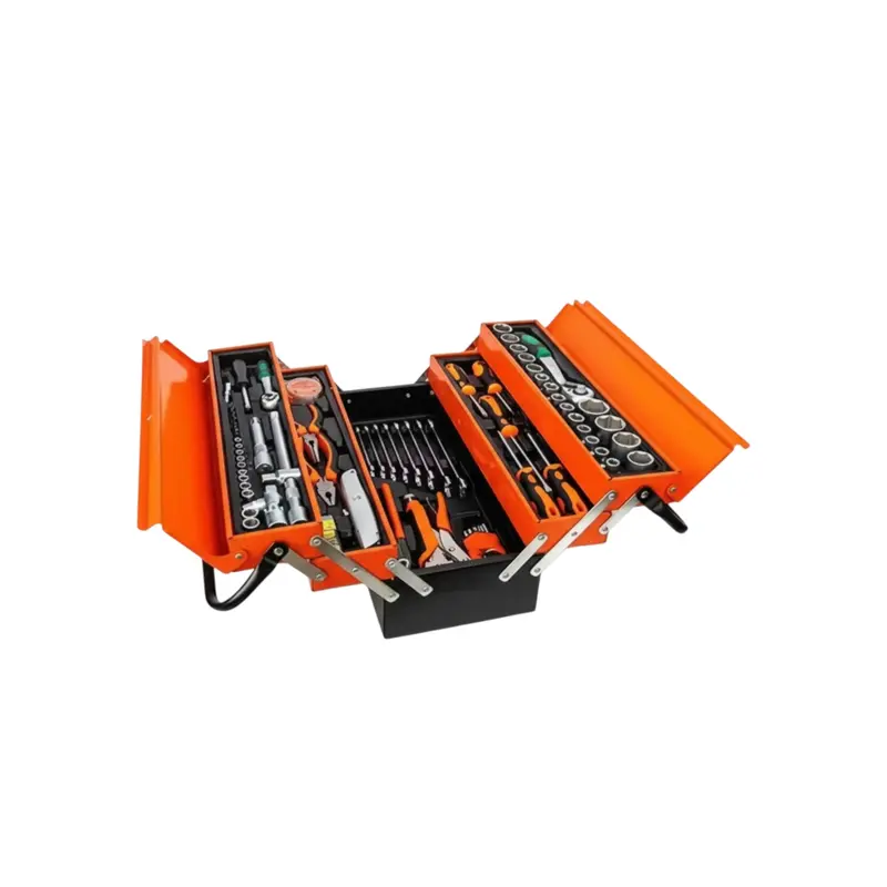 Totai 85-Tool Professional Kit In Durable Metal Storage Box 1