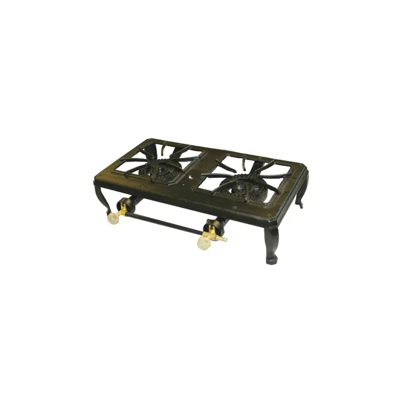 Totai Dual-Burner Gas Stove – Angled Design, Ca8 Compliance, Portable Cooking 1