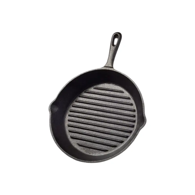 Totai Round Cast Iron Griddle – 20 Cm Compact Skillet For Versatile Cooking 1
