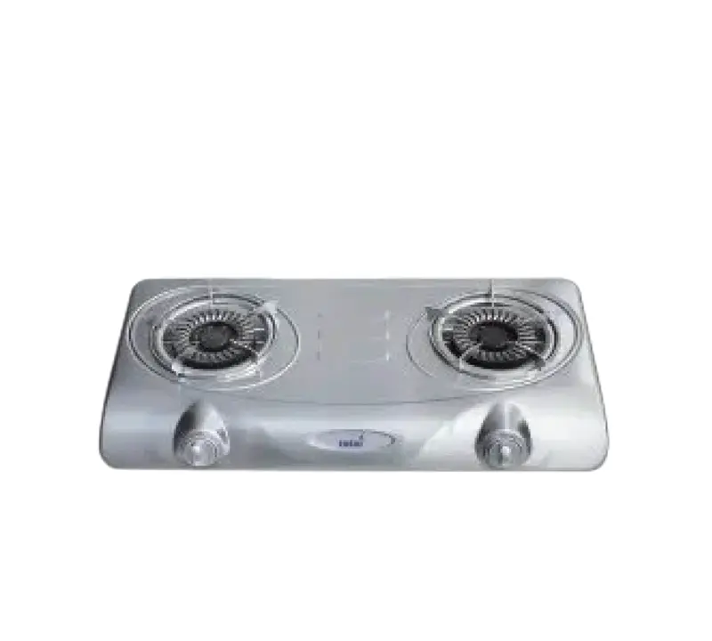 Totai Stainless Steel 2-Burner Portable Gas Hob – Model 26/012A 1