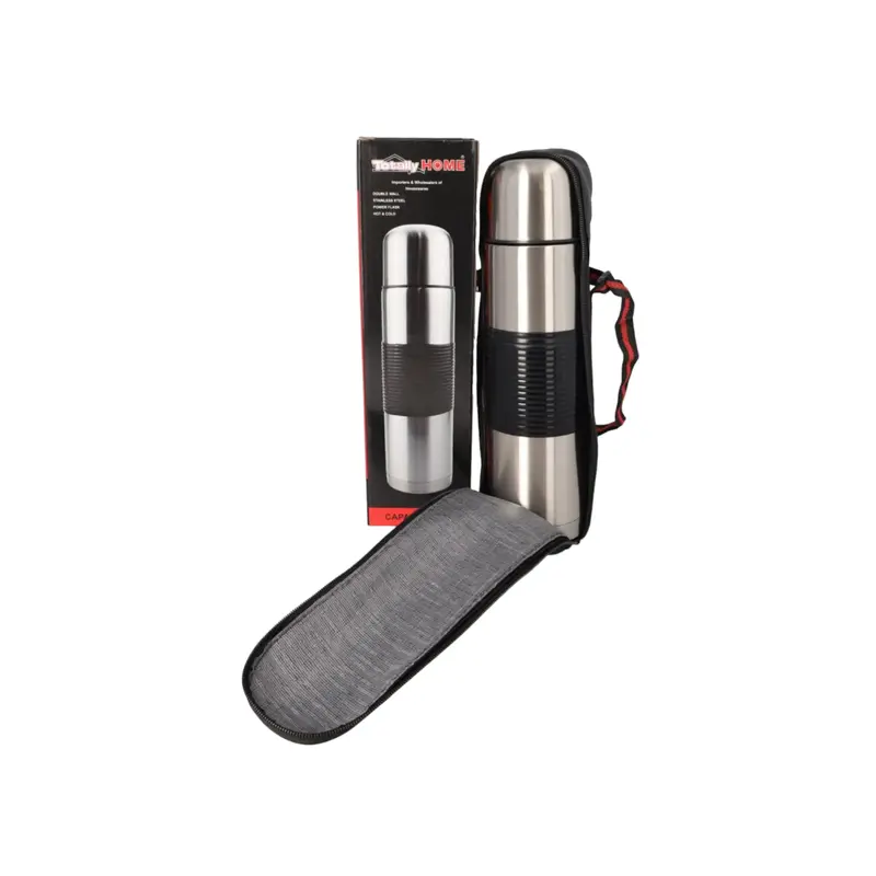 Totally Home Insulated 1-Litre Travel Flask – Th119 Vacuum-Sealed Thermos 1
