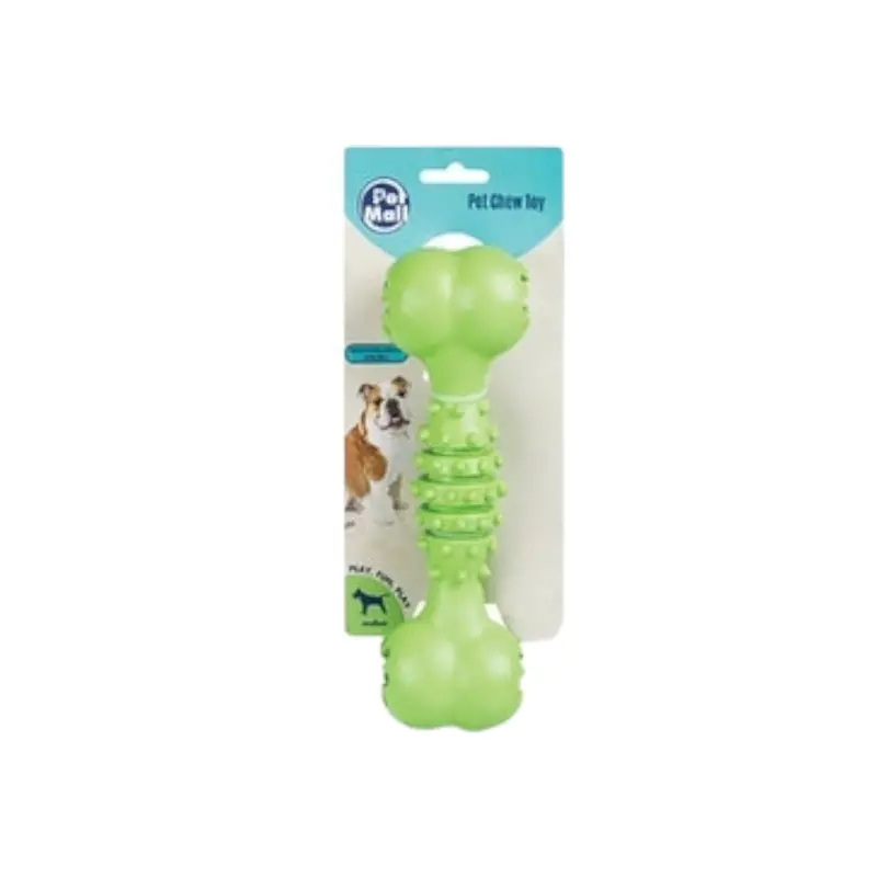 Treat-Dispensing Rubber Bone Toy For Dogs – Interactive Chew Solution 1