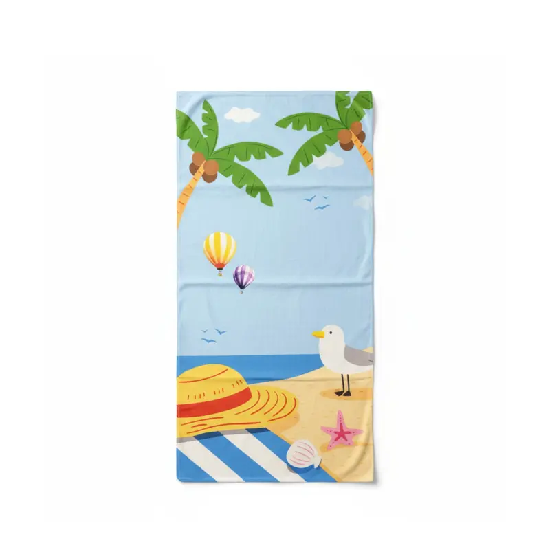 Ultra-Soft Microfiber Beach Towel – 70 × 140 Cm 1