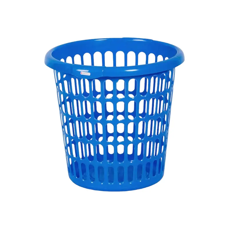 Ventilated Laundry Linen Basket With Slotted Design 1