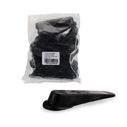 Vinyl Door Stopper In Blue And Black 1
