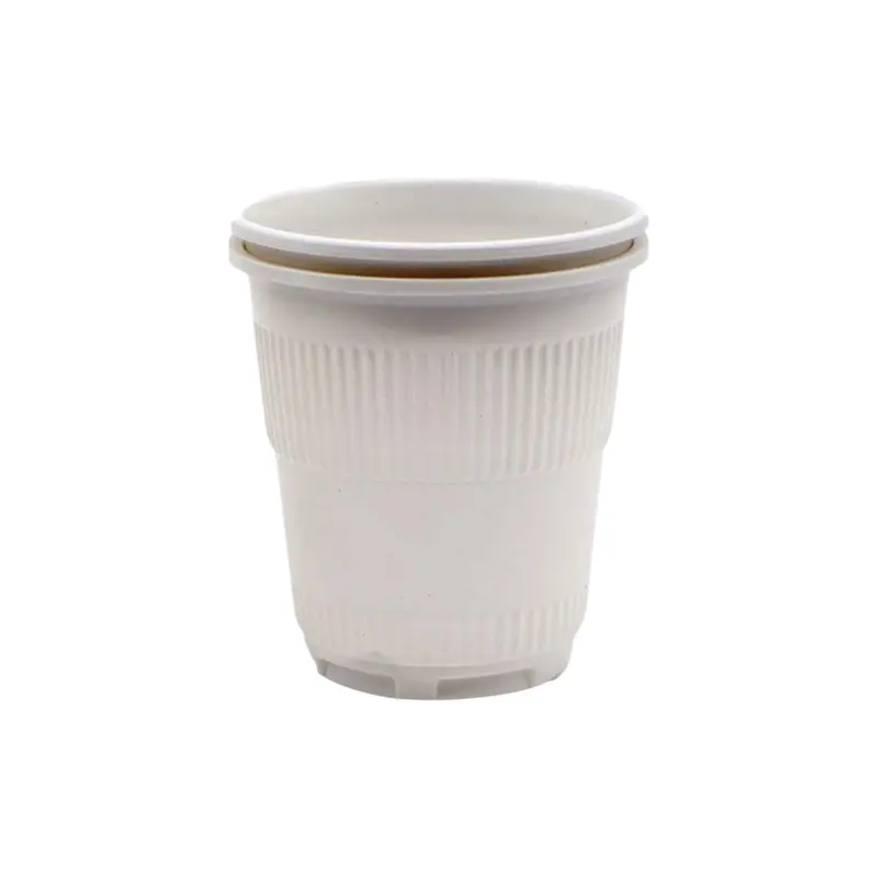White Disposable Party Cups – 250 Ml Capacity, Classic Design, 10-Pack 1