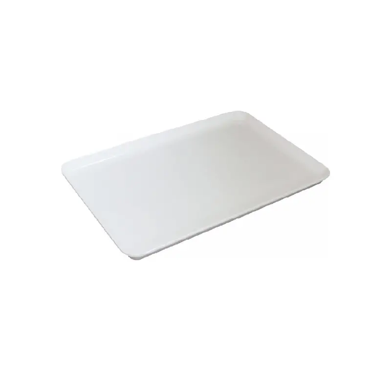 White Melamine Rectangular Serving Tray – 22.5 × 29 Cm 1