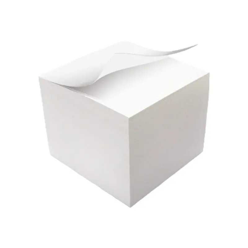 White Memo Cube Refill Pad – 8 X 9 Cm, 400 Sheets, Grid-Lined 1