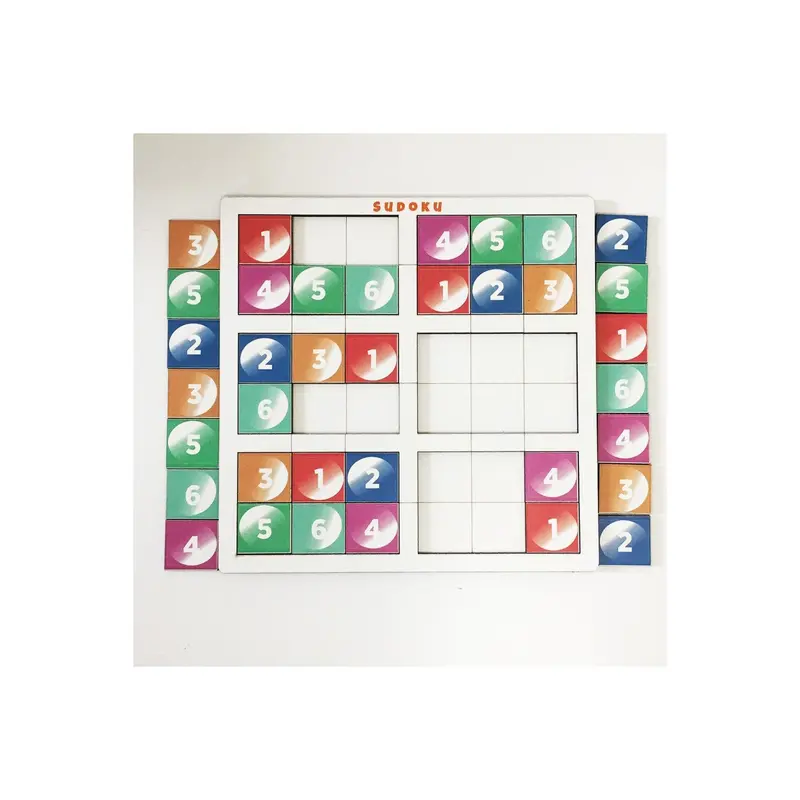Wooden Sudoku Learning Toy – 20 × 20 Cm Educational Puzzle 1
