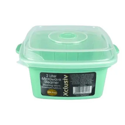 Xclusiv Compact Microwave Steamer For Quick Cooking 1