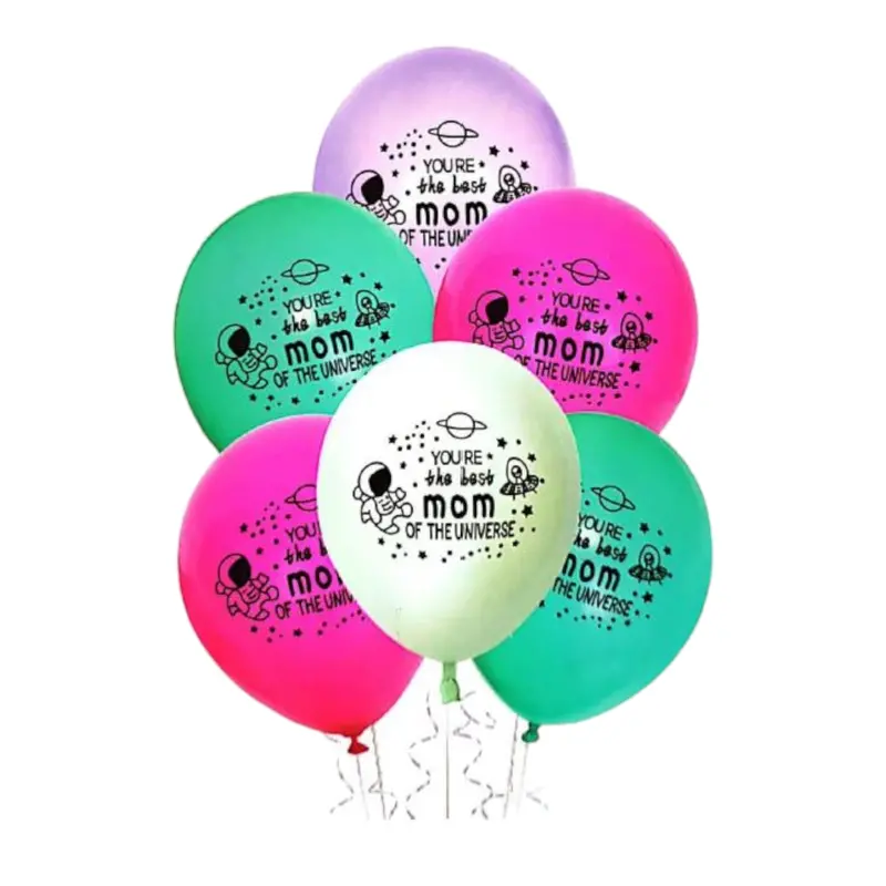 You'Re The Best Mom Latex Balloon Set – 6-Piece Celebration Pack 1