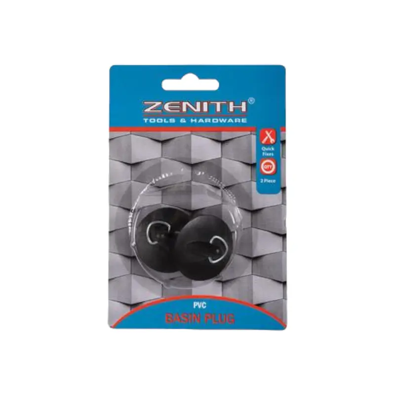 Zenith Black Basin Plug – 2-Pack 1