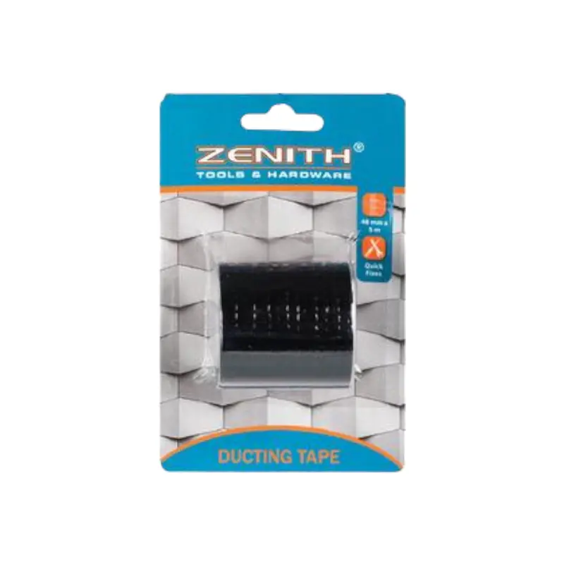 Zenith Black Duct Tape (48Mm × 5M) 1