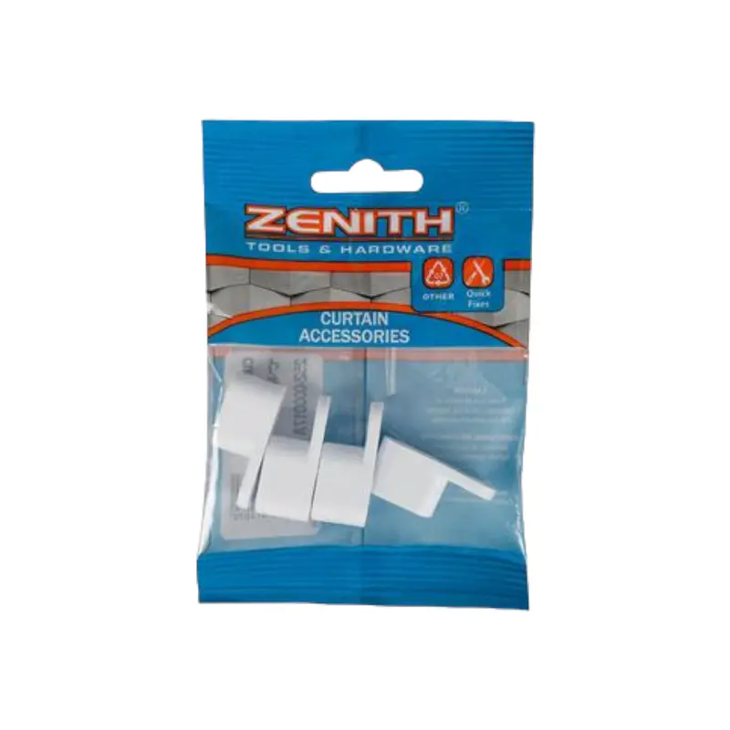 Zenith C-Rail Curtain End Caps – 4-Piece Set 1