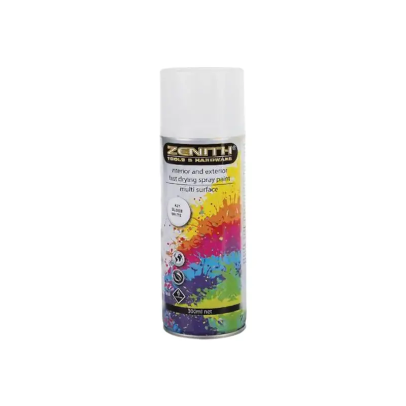 Zenith Glass-White Fluorescent Spray Paint – 300 Ml 1