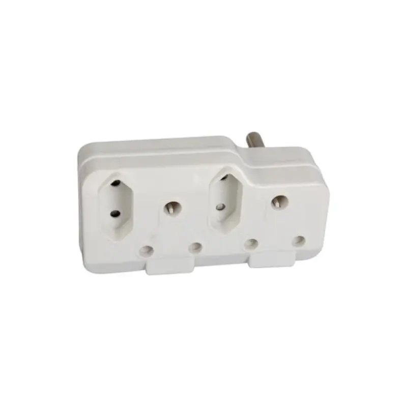 Zenith High-Capacity Plug Adaptor: 2×16A + 2×2-Pin Outlets With Power Switch 1