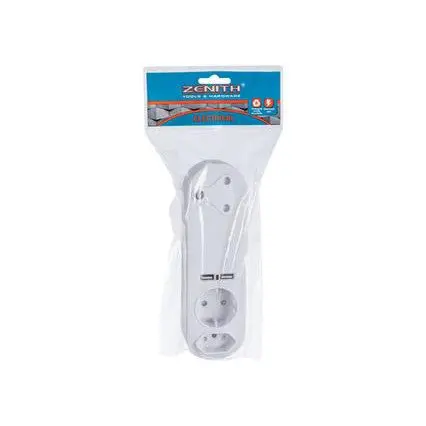 Zenith Multi-Port Plug Adaptor – 1×16A + 2×5A + 2×Usb Charging 1