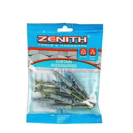 Zenith Screw-In Curtain Plugs (10-Pack) 1