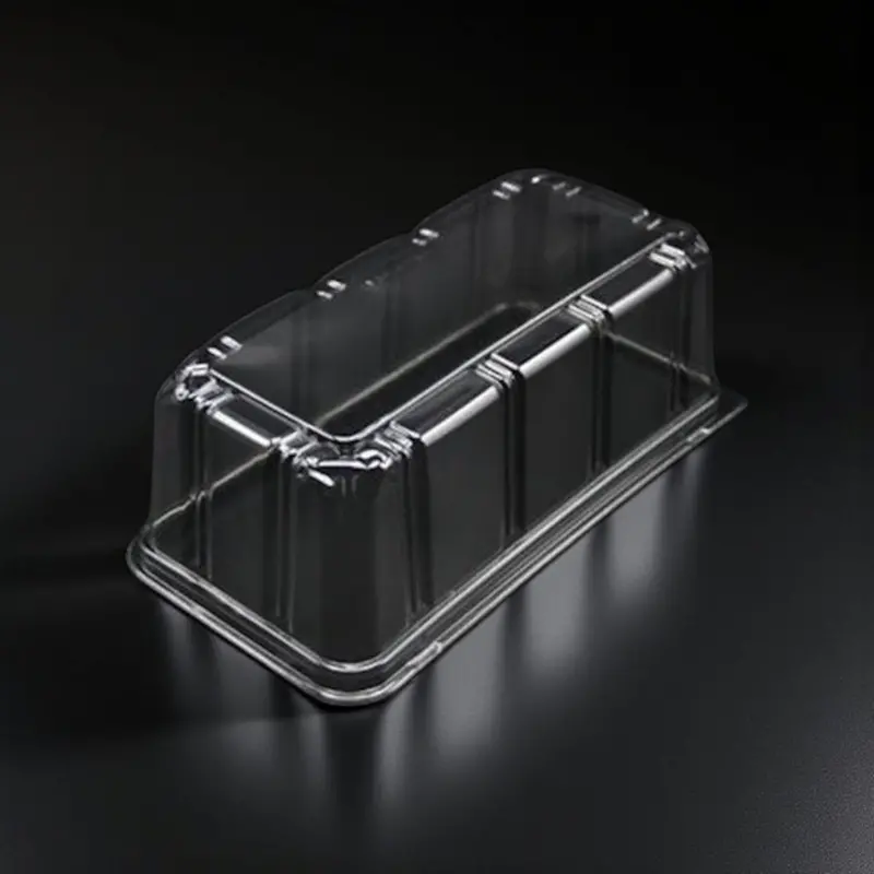Zibo K75 Rectangular Swiss Roll Storage Container – Dome-Lid Design 1