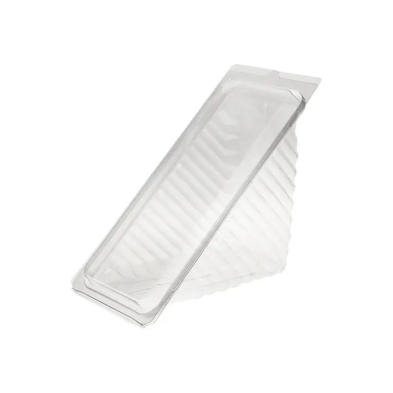 Zibo Large Insulated Plastic Sandwich Wedge Container – Thermos Style (Model T215) 1