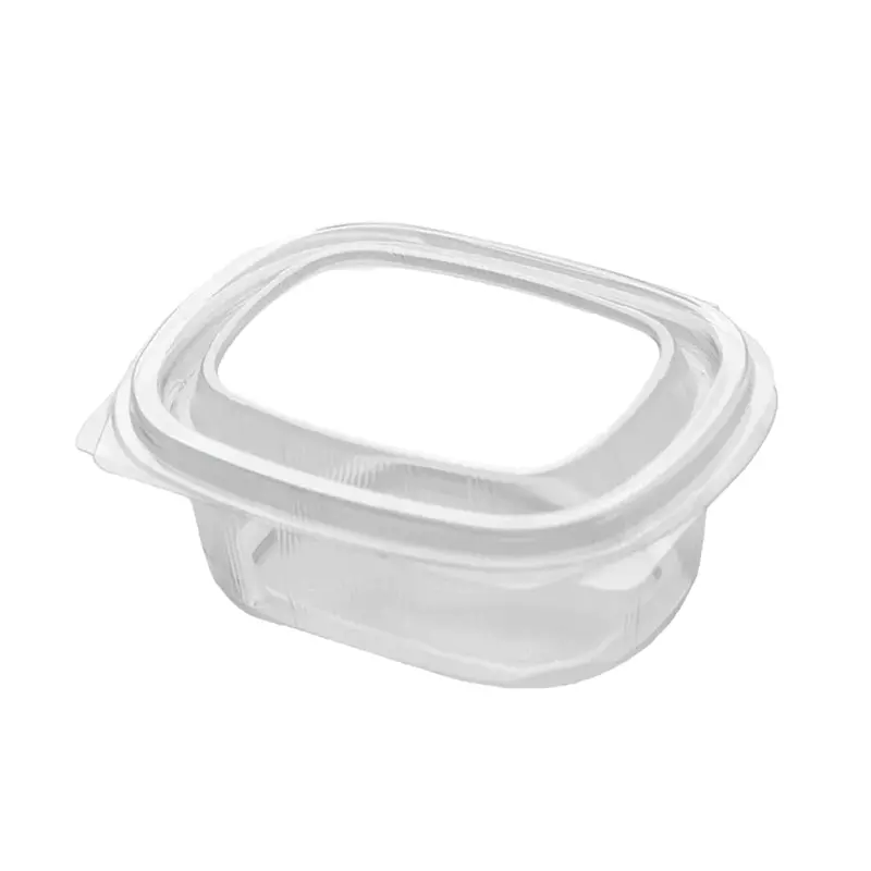Zibo Rectangular Deli Clamshell – 150Ml Disposable Food Container – Zib092 1